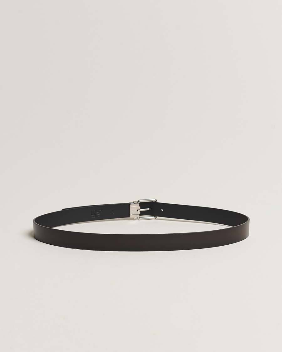 Heren | Leren riemen | Montblanc | 30mm Leather Belt Brown