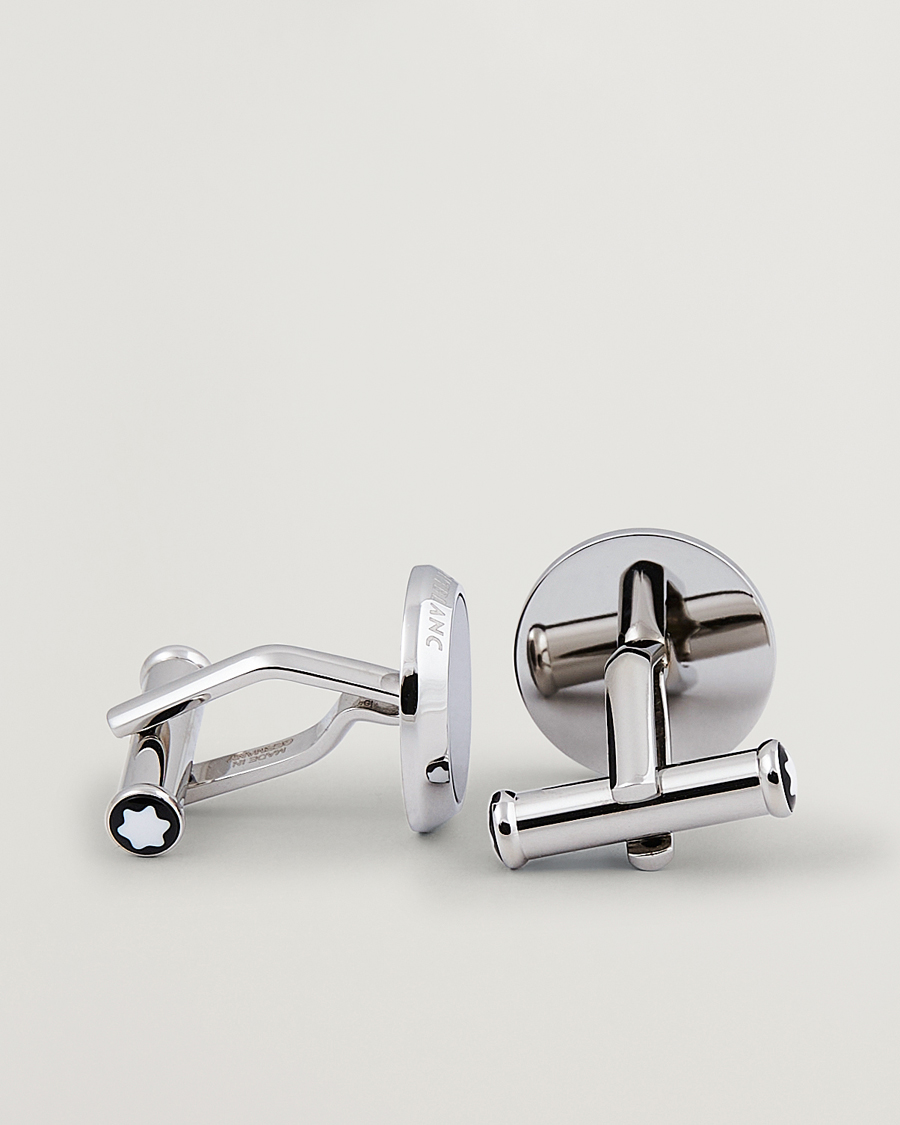 Heren | Manchetknopen | Montblanc | Meisterstück Steel Cufflinks Black Onyx