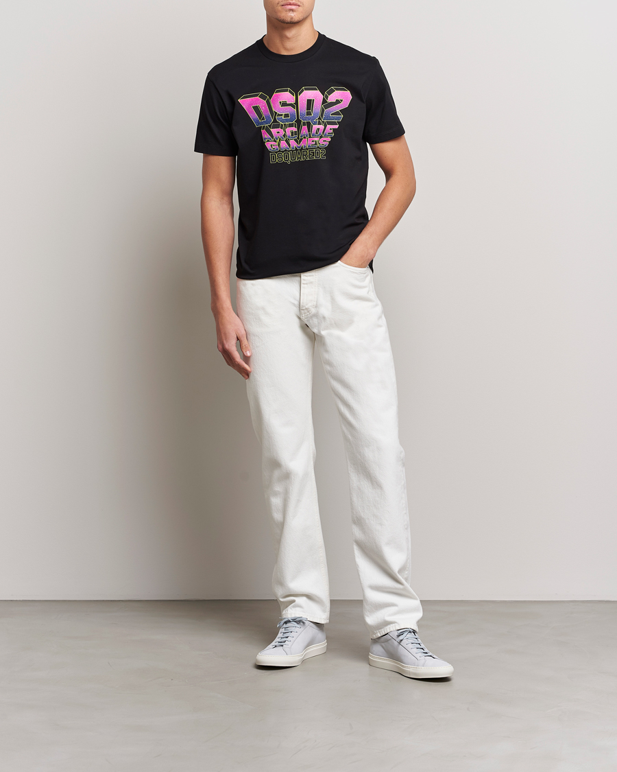 Heren | T-shirts | Dsquared2 | Cool Fit Logo Tee Black