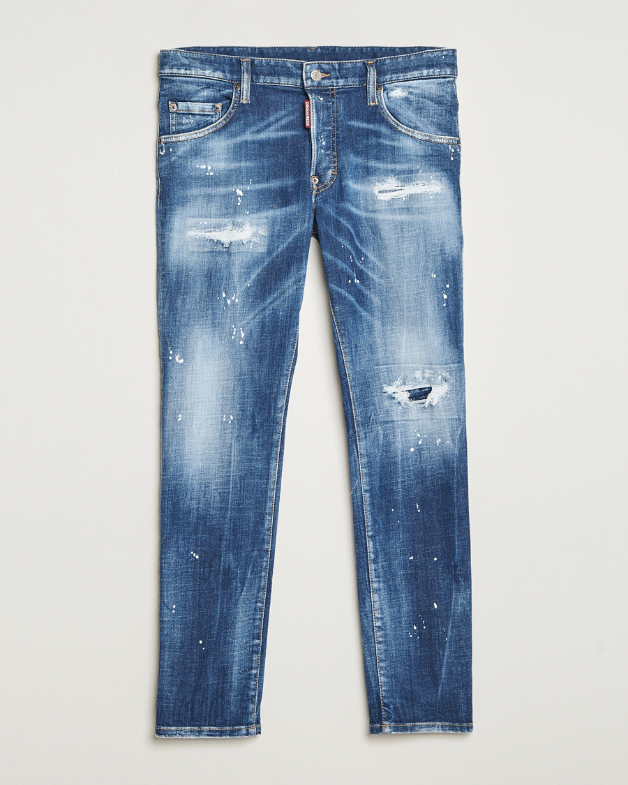Heren | Jeans | Dsquared2 | Skater Jeans Light Blue Wash