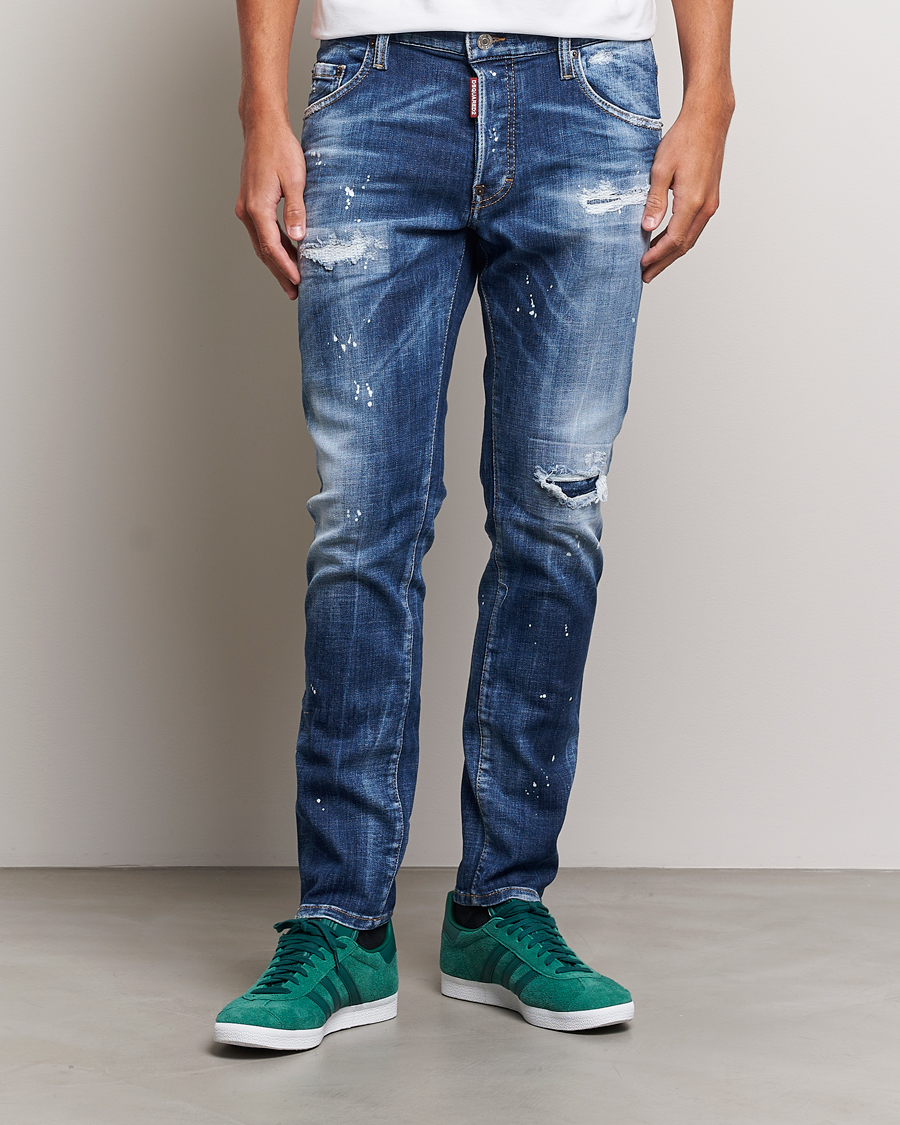 Heren | Jeans | Dsquared2 | Skater Jeans Light Blue Wash