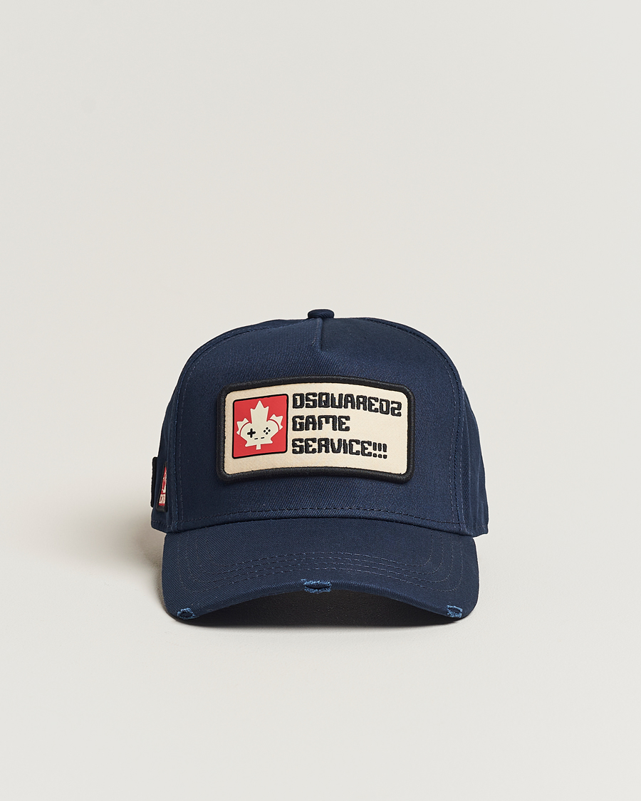 Heren | Dsquared2 Gaming Baseball Cap Navy | Dsquared2 | Gaming Baseball Cap Navy