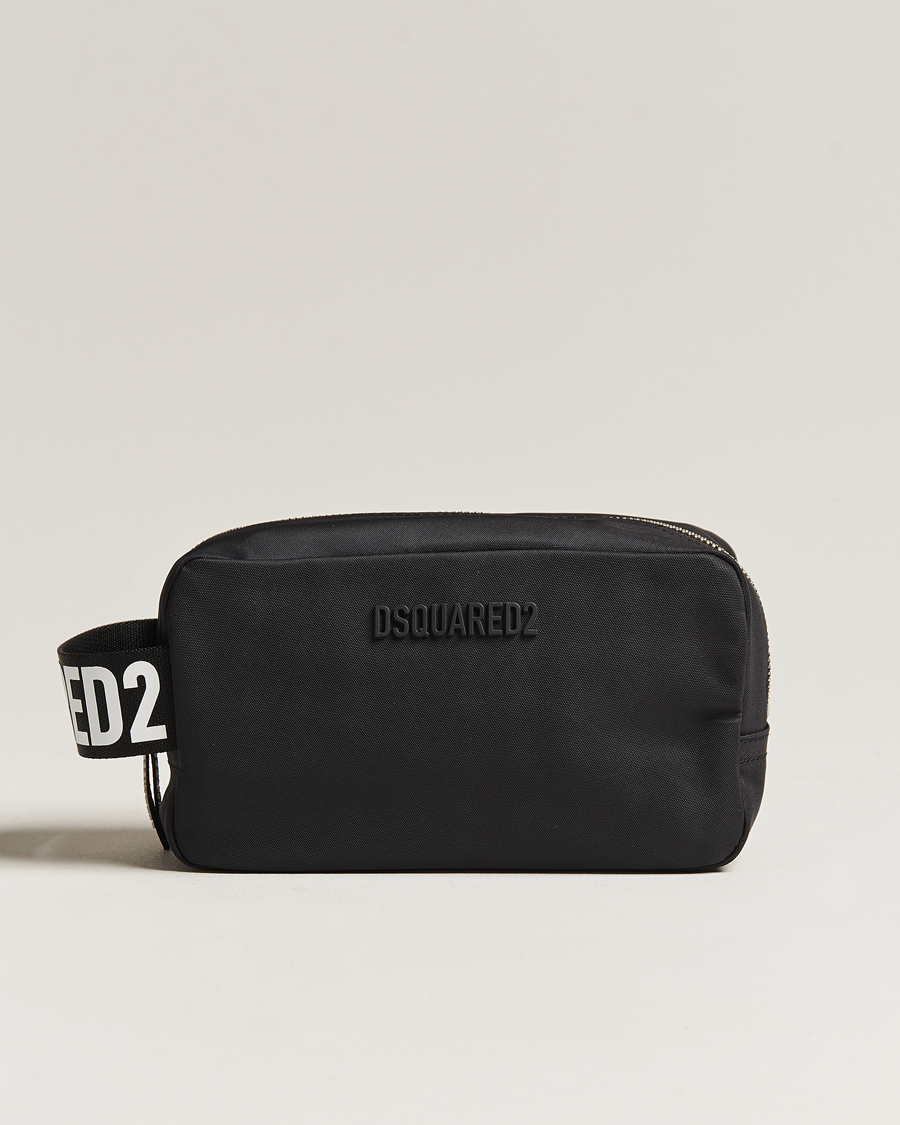 Heren | Dsquared2 | Dsquared2 | Made With Love Washbag Black