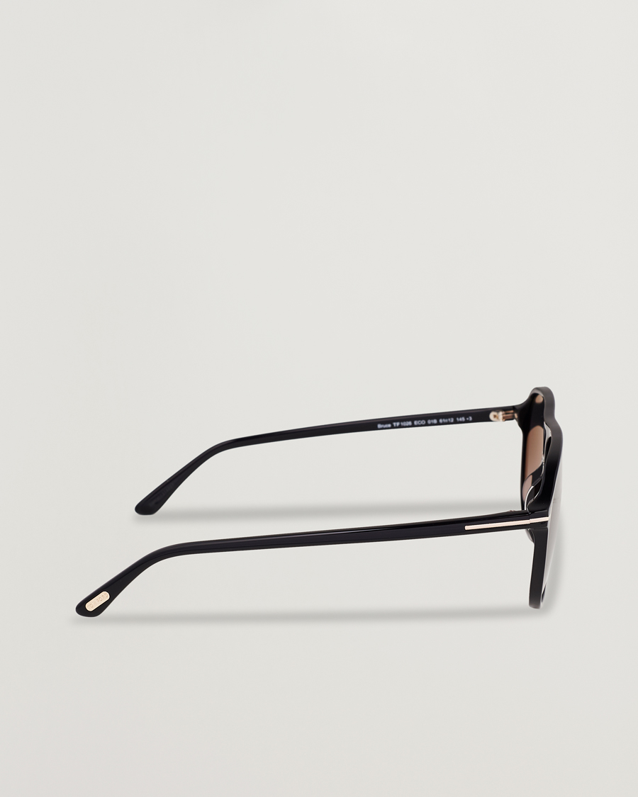Heren | Zonnebrillen | Tom Ford | Bruce Sunglasses Shiny Black/Gradient Smoke
