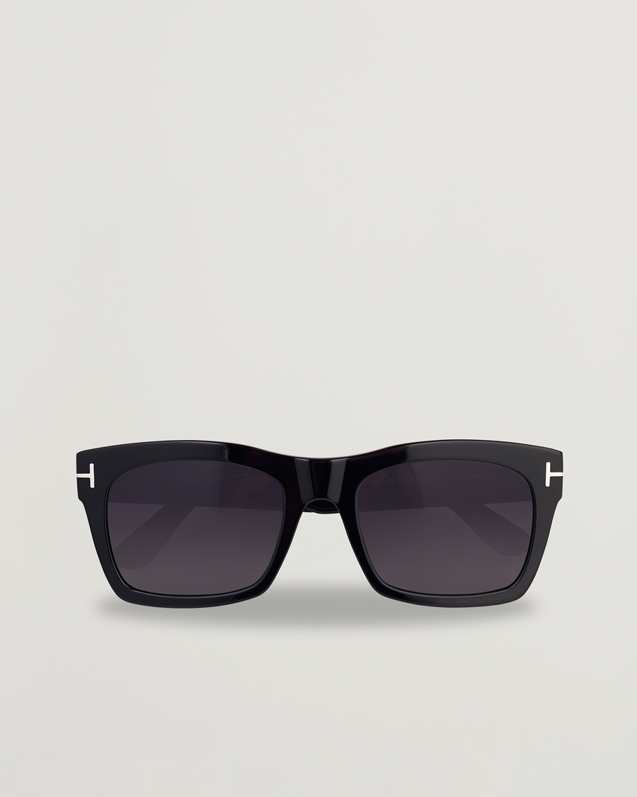 Heren |  | Tom Ford | Nico-02 Sunglasses Shine Black/Smoke