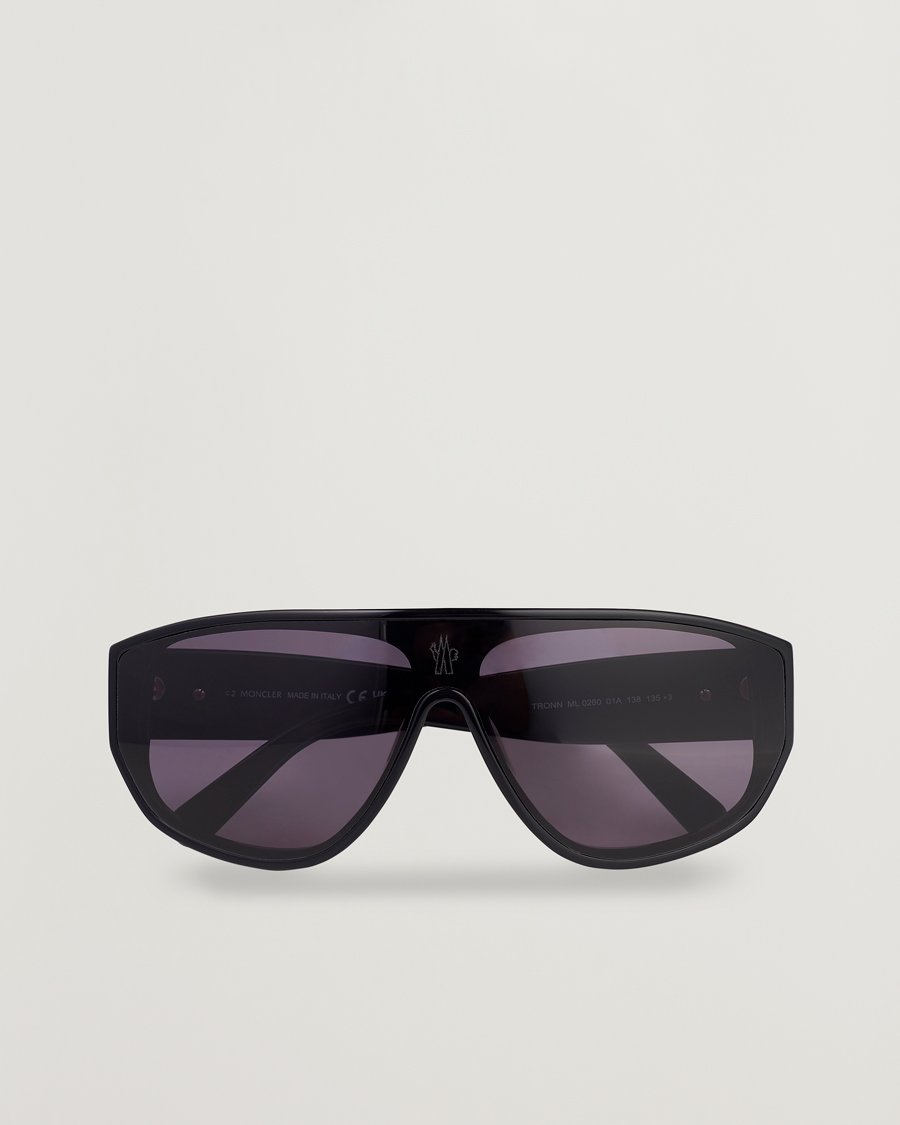 Heren | Moncler | Moncler Lunettes | Tronn Sunglasses Shiny Black/Smoke
