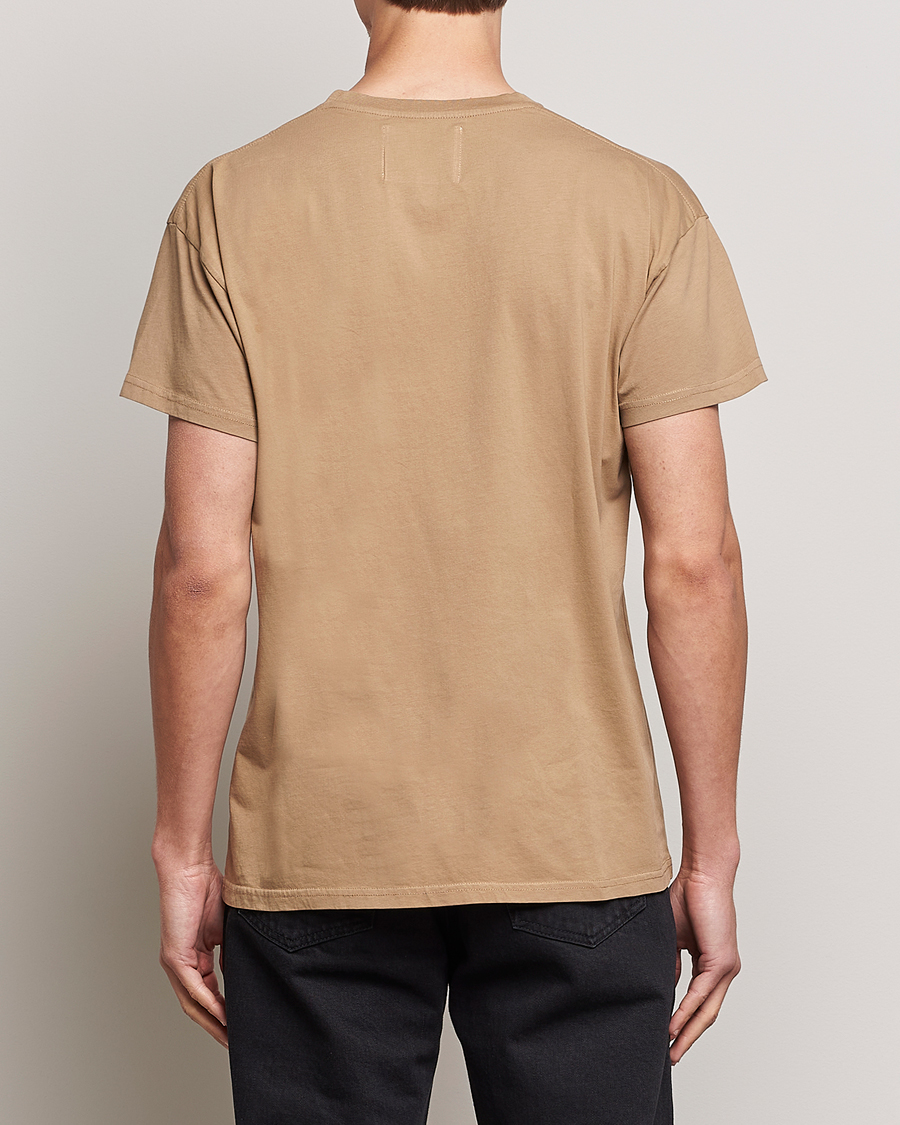 Heren | T-shirts | Jeanerica | Marcel Crew Neck T-Shirt Dark Sand