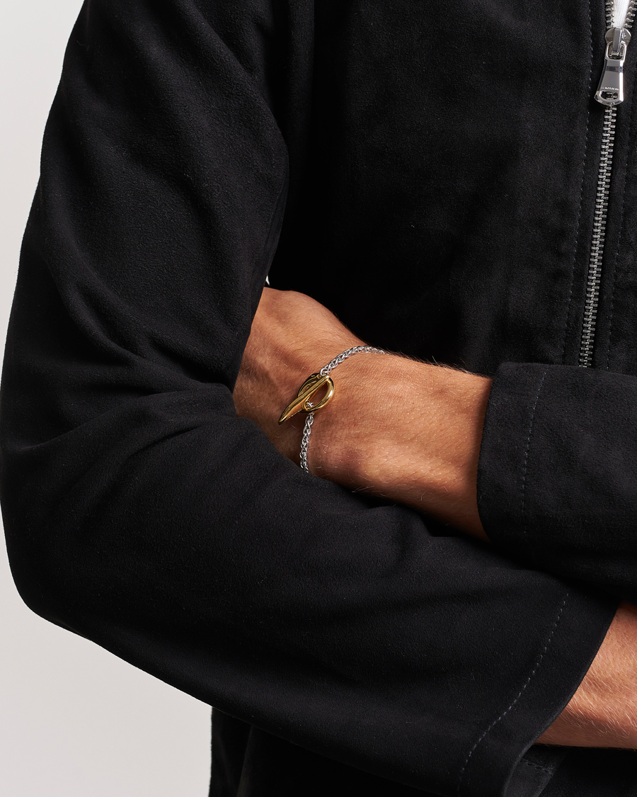 Heren | Tom Wood Robin Bracelet Duo Silver/Gold | Tom Wood | Robin Bracelet Duo Silver/Gold