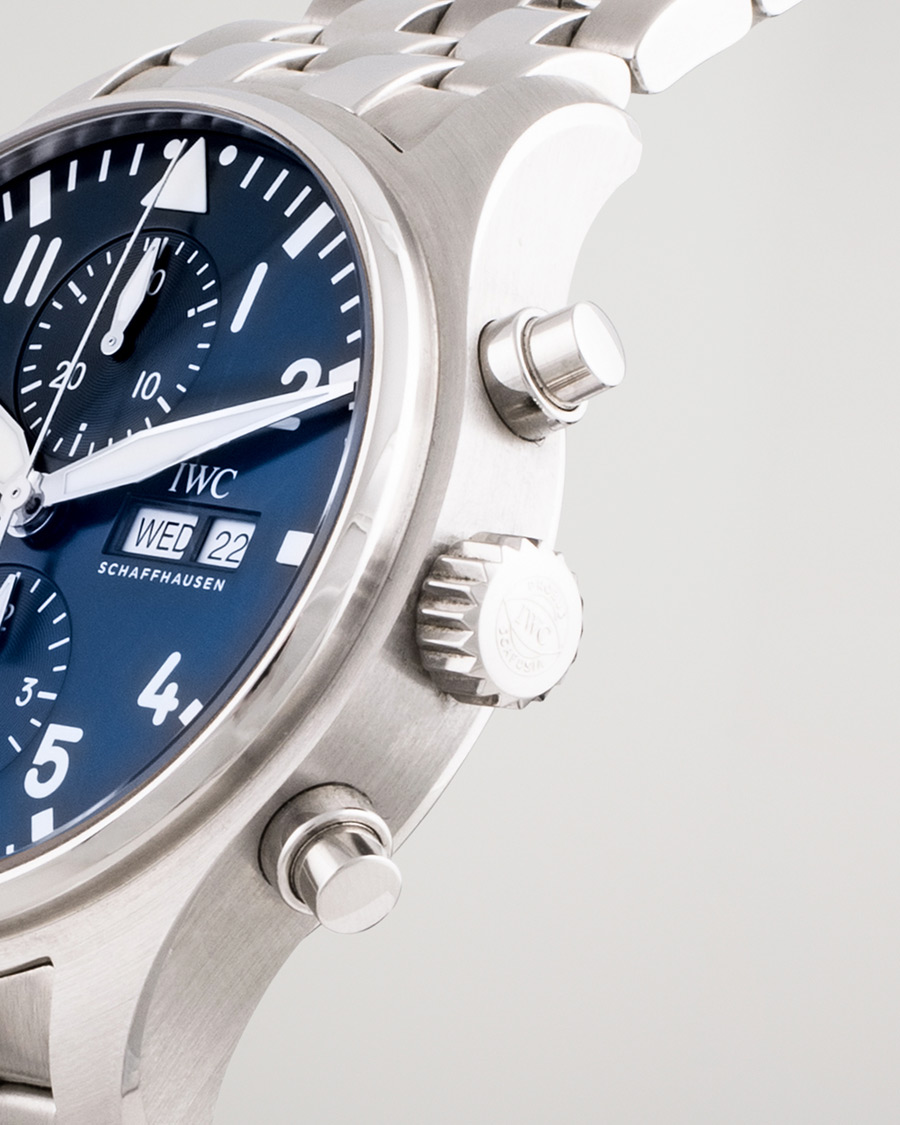 Heren | IWC Pre-Owned Le petit Steel IW3777-17 Blue | IWC Pre-Owned | Le petit Steel IW3777-17 Blue