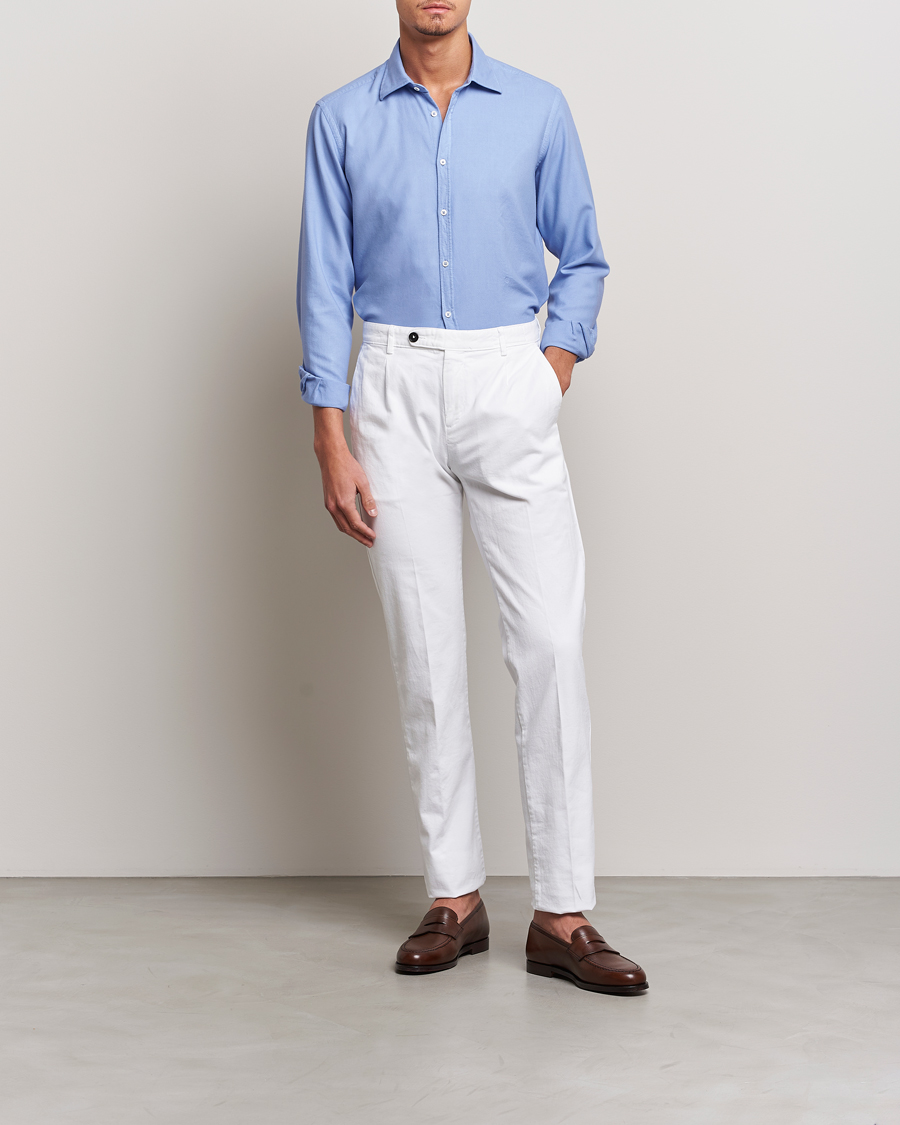 Heren | Overhemden | Massimo Alba | Genova Vajella Flannel Shirt Capri