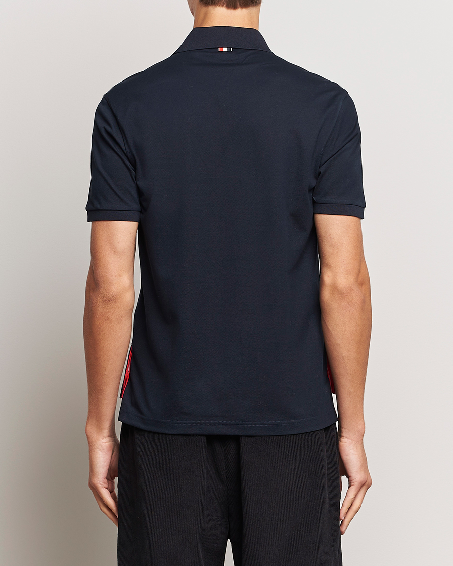 Heren | Polo's | Thom Browne | Mercerized Piquet Polo Navy
