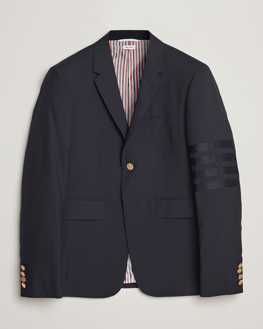 Heren | Blazers | Thom Browne | Tonal 4 Bar Wool Blazer Navy
