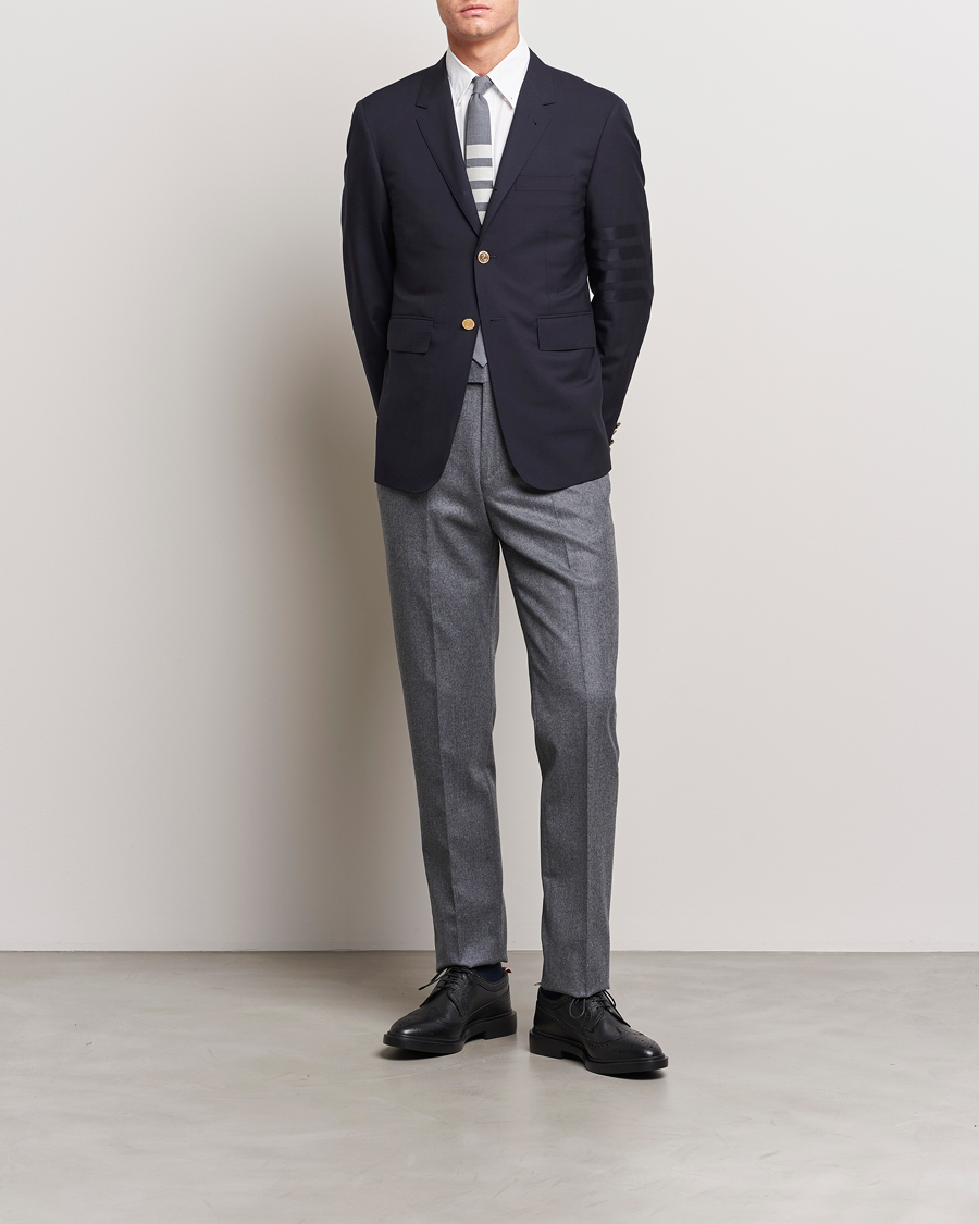 Heren | Blazers | Thom Browne | Tonal 4 Bar Wool Blazer Navy