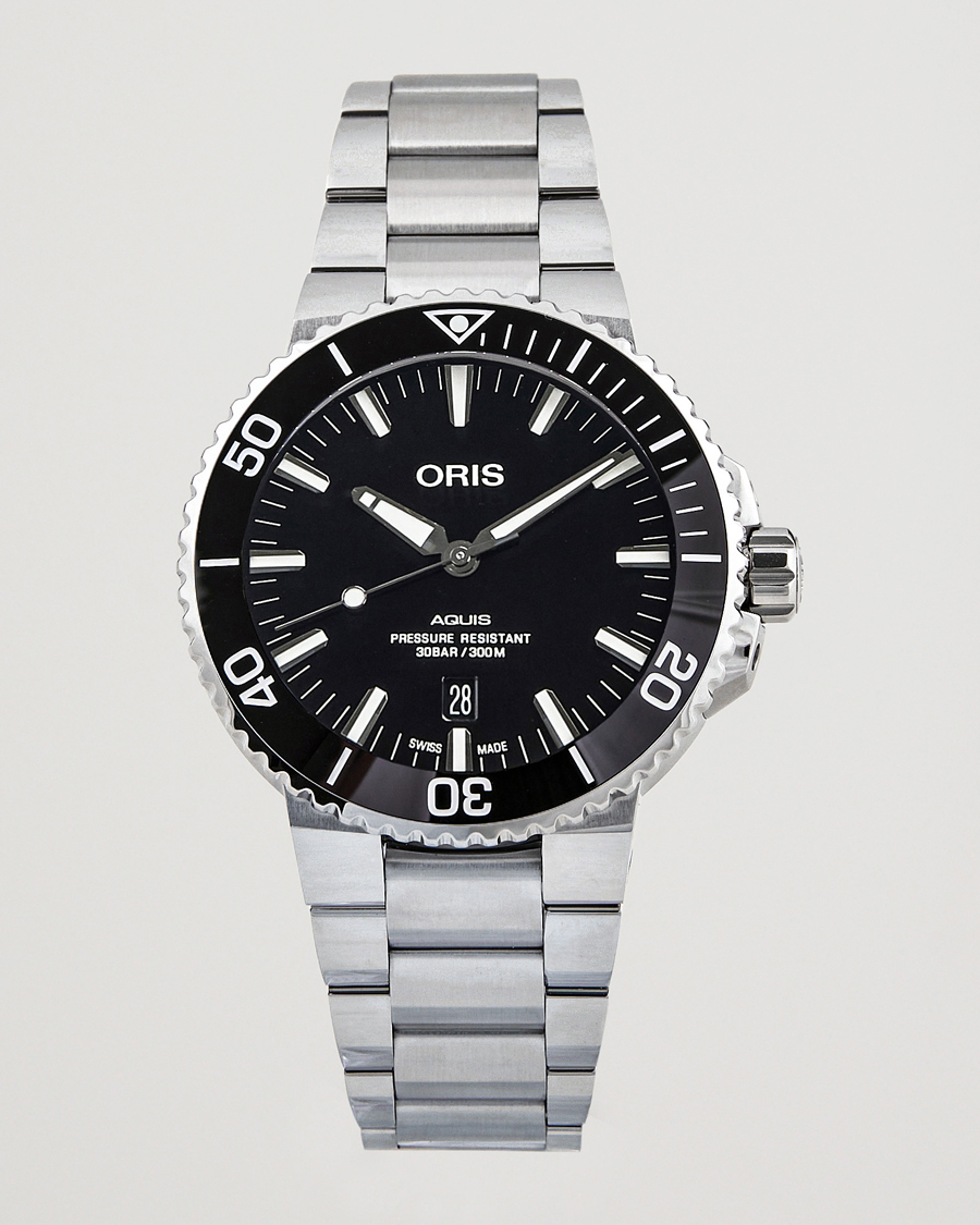 Heren | Oris Aquis Date 43,5mm Polished Black | Oris | Aquis Date 43,5mm Polished Black