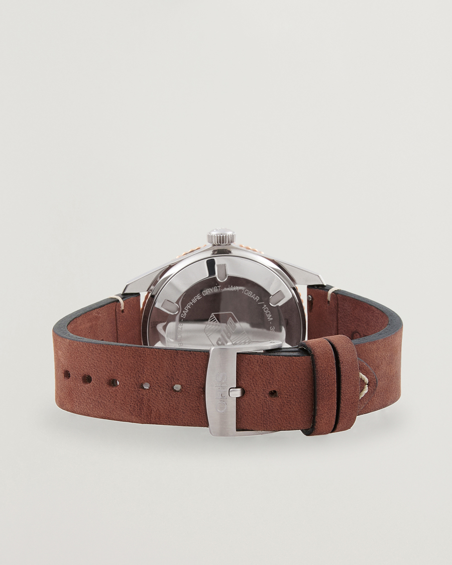 Heren | Oris Divers Sixty-Five 40mm Leather Bracelet Brown | Oris | Divers Sixty-Five 40mm Leather Bracelet Brown