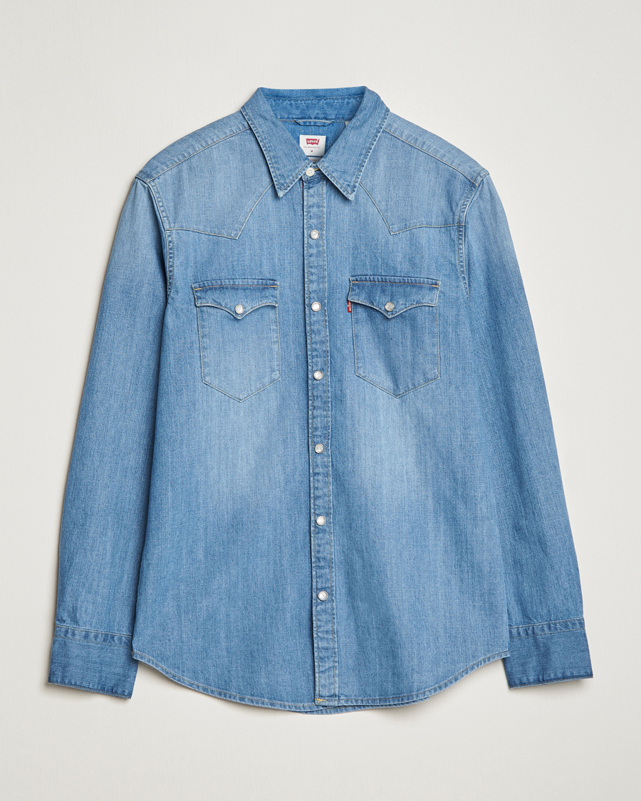 Heren | Overhemden | Levi's | Barstow Western Standard Shirt Light Blue