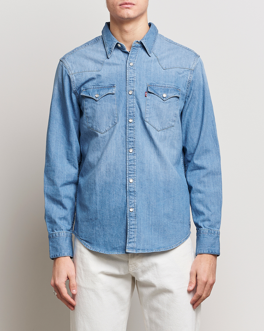 Heren | Overhemden | Levi's | Barstow Western Standard Shirt Light Blue