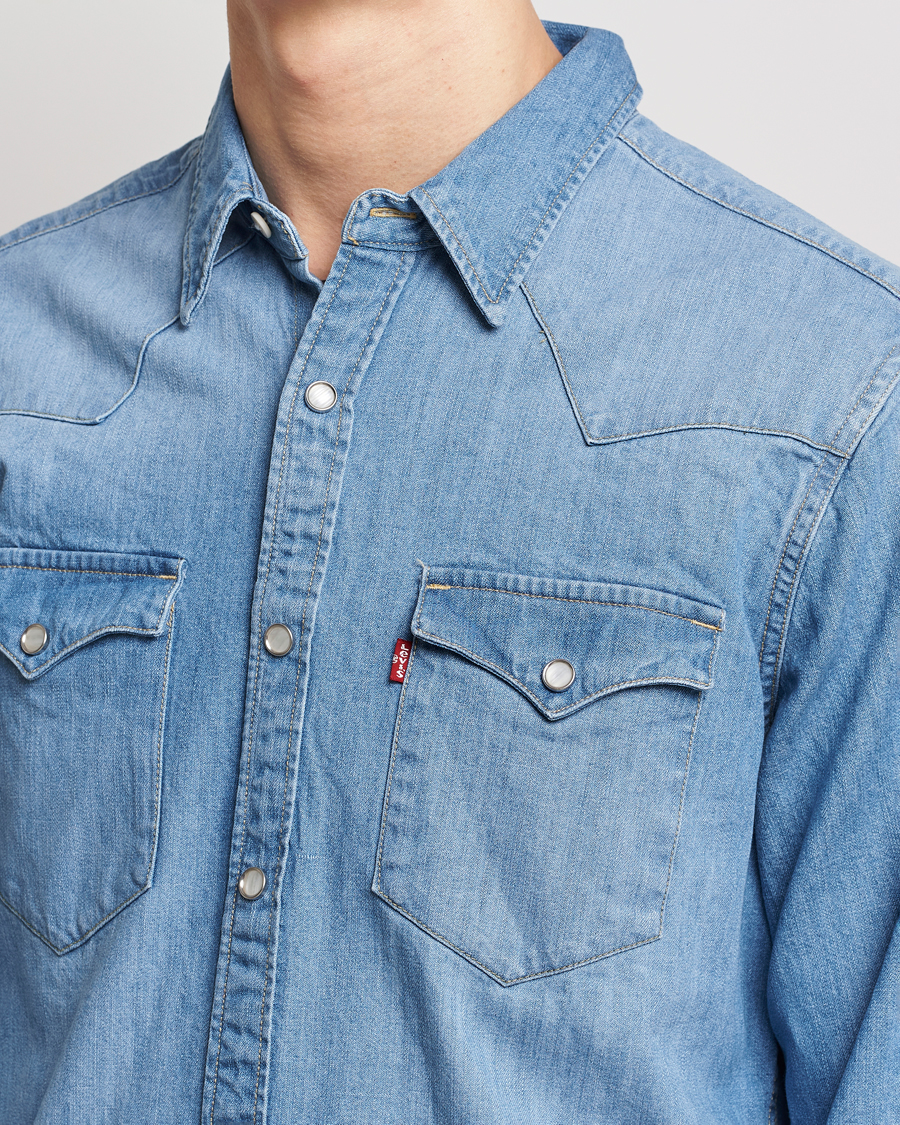 Heren | Overhemden | Levi's | Barstow Western Standard Shirt Light Blue