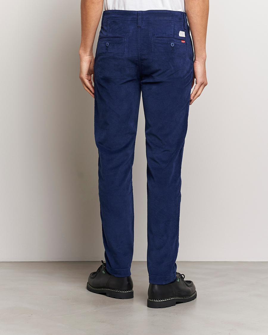 Heren | Broeken | Levi's | Garment Dyed Stretch Corduroy Chino Ocean Cavern