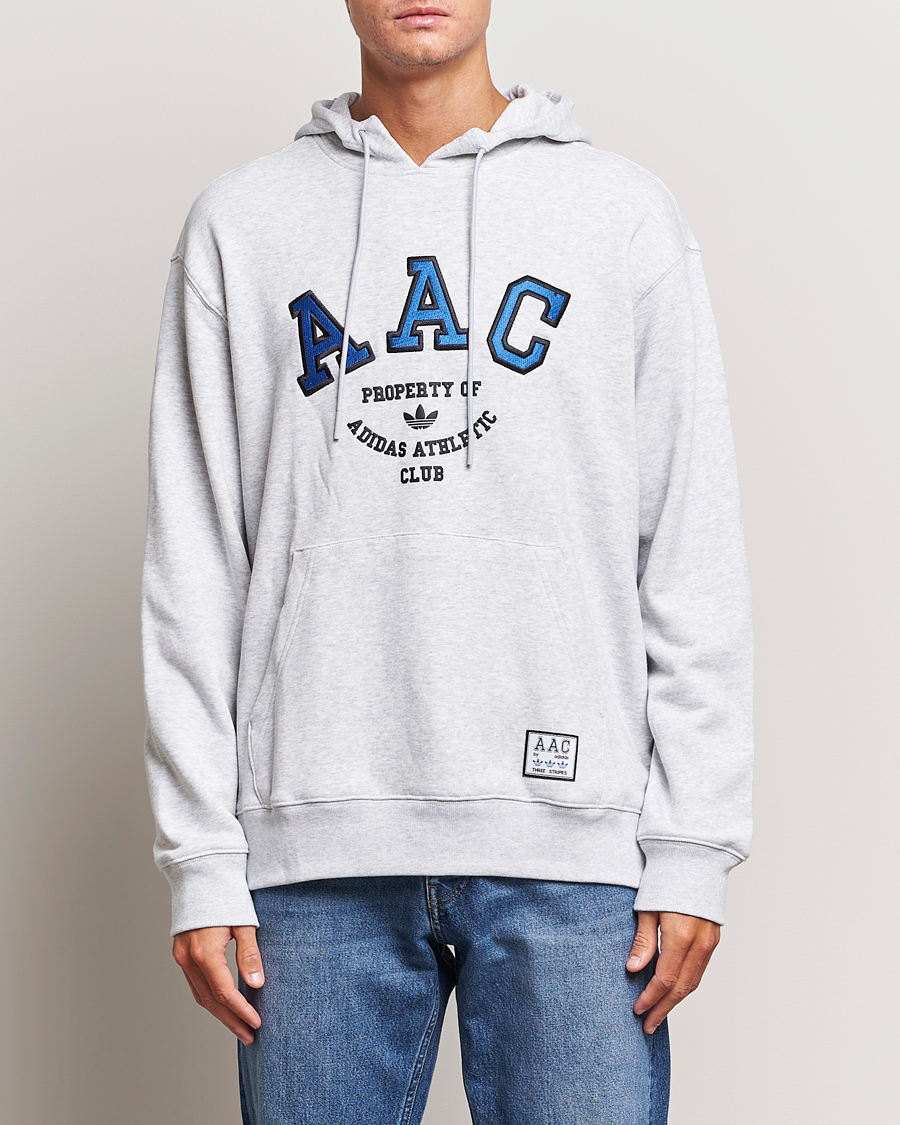 Heren | adidas Originals | adidas Originals | Hack Logo Hoodie Light Grey