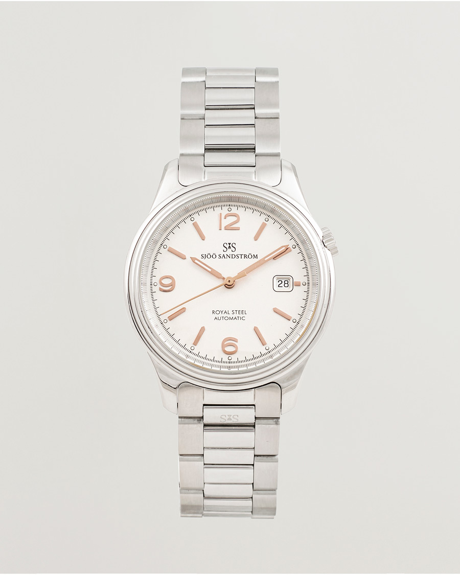 Heren | Sjöö Sandström Pre-Owned Royal Steel Classic 41mm | Sjöö Sandström Pre-Owned | Royal Steel Classic 41mm