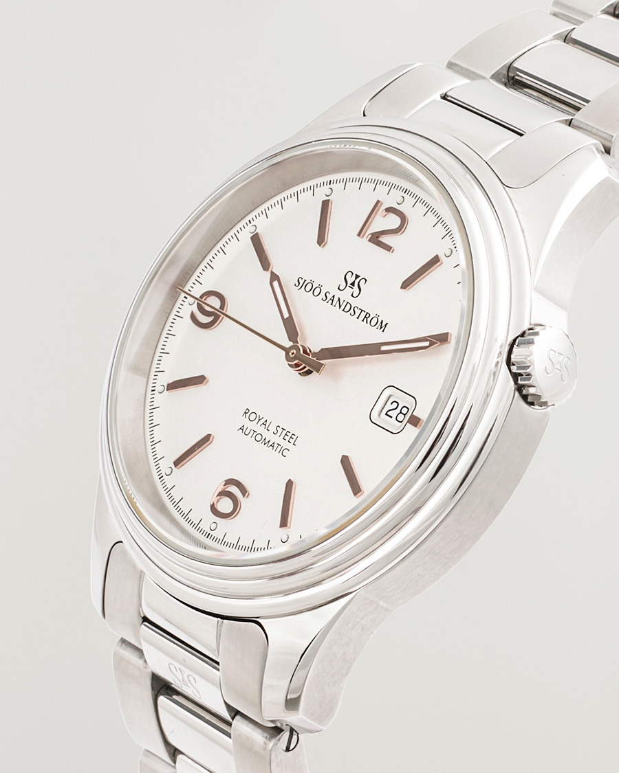 Heren | Sjöö Sandström Pre-Owned Royal Steel Classic 41mm | Sjöö Sandström Pre-Owned | Royal Steel Classic 41mm