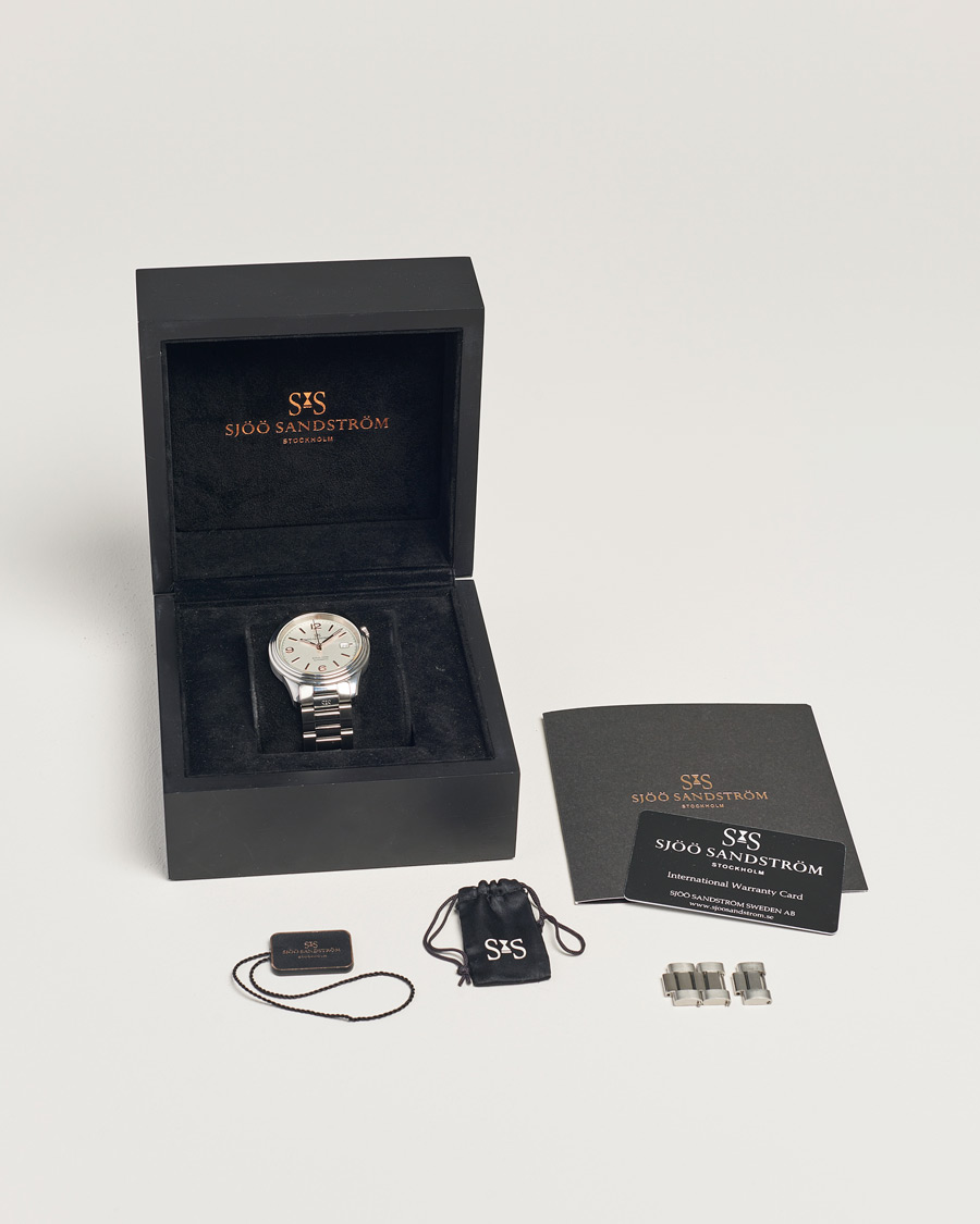 Heren | Sjöö Sandström Pre-Owned Royal Steel Classic 41mm | Sjöö Sandström Pre-Owned | Royal Steel Classic 41mm