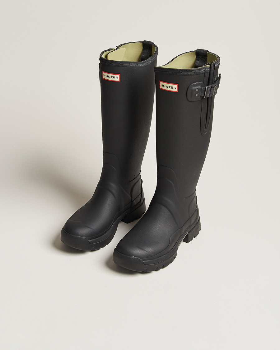 Herre | Kalosjer og gummistøvler | Hunter Boots | Balmoral Side Adjustable Neo Boot Black