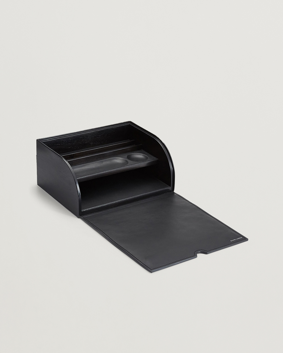 Heren | Thuis | Ralph Lauren Home | Brennan Leather Writers Box Saddle Black