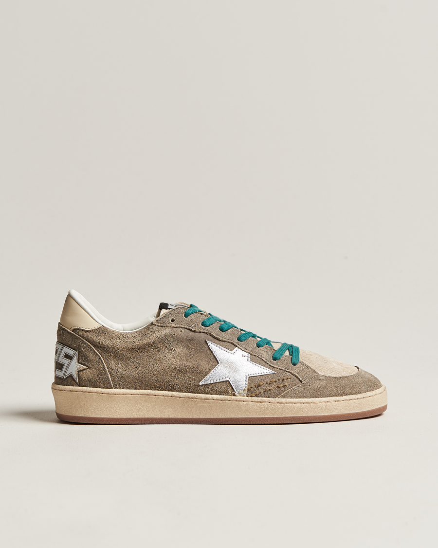 Heren | Golden Goose Deluxe Brand Ball Star Sneakers Brown/Buttercream | Golden Goose | Deluxe Brand Ball Star Sneakers Brown/Buttercream
