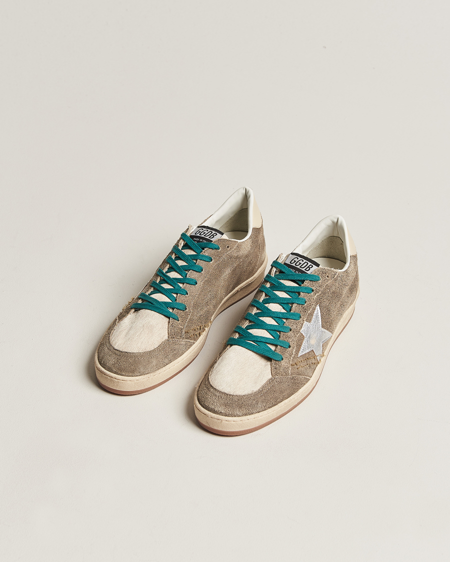 Heren | Golden Goose Deluxe Brand Ball Star Sneakers Brown/Buttercream | Golden Goose | Deluxe Brand Ball Star Sneakers Brown/Buttercream
