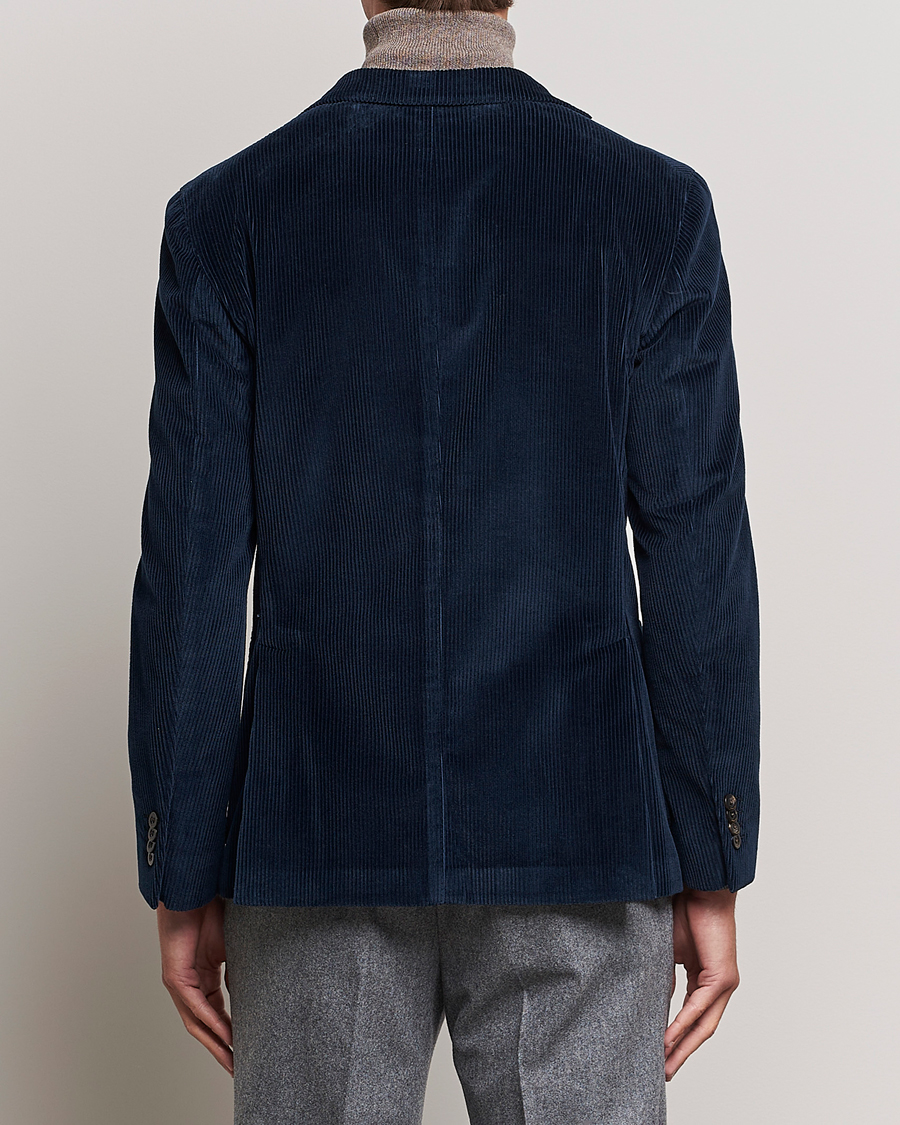 Heren | Blazers | Boglioli | K Jacket Corduroy Blazer Navy
