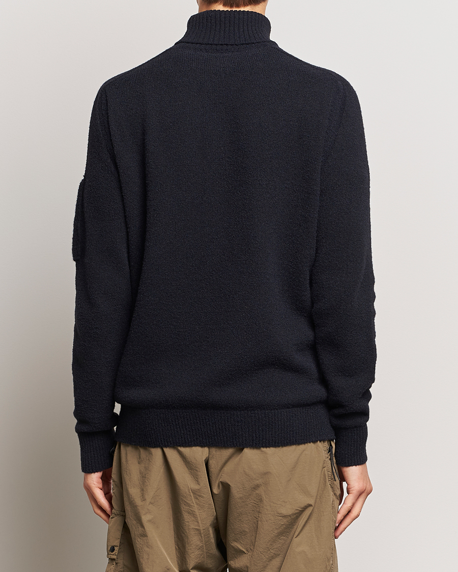 Heren | Truien | C.P. Company | Fleece Knit Rollneck Black