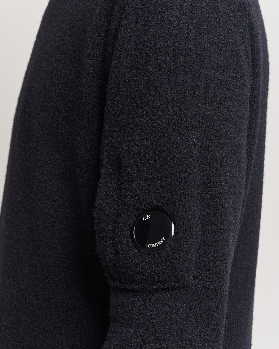 Heren | Truien | C.P. Company | Fleece Knit Rollneck Black