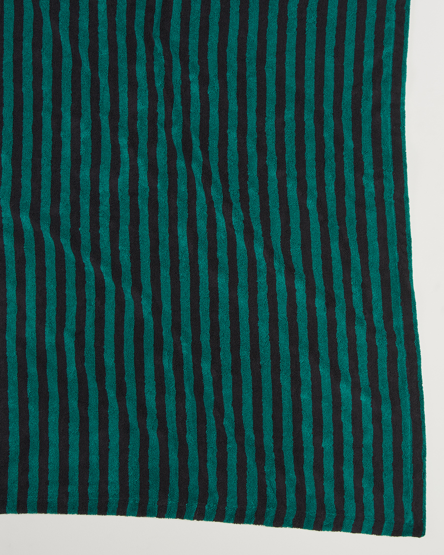 Heren | Stoffen | Tekla | Organic Terry Beach Towel Ivy Stripes