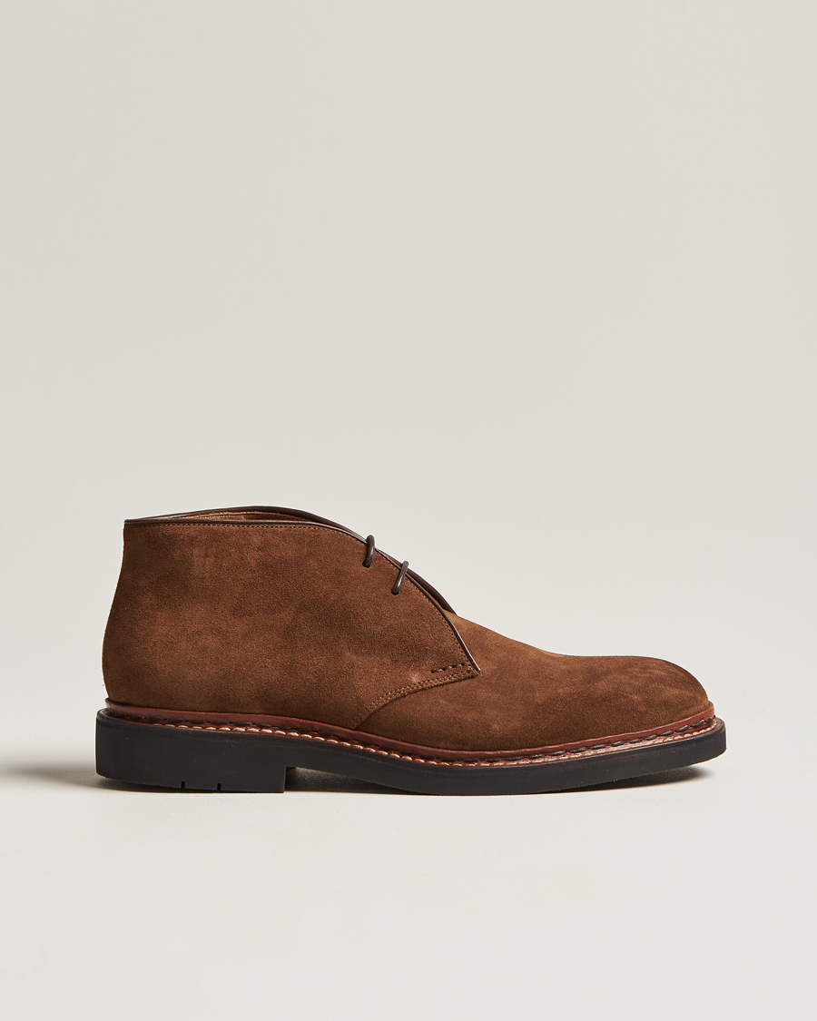 Heren | Heschung Genet Suede Chukka Boot Light Brown | Heschung | Genet Suede Chukka Boot Light Brown