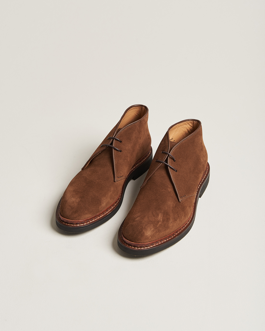 Heren | Heschung Genet Suede Chukka Boot Light Brown | Heschung | Genet Suede Chukka Boot Light Brown
