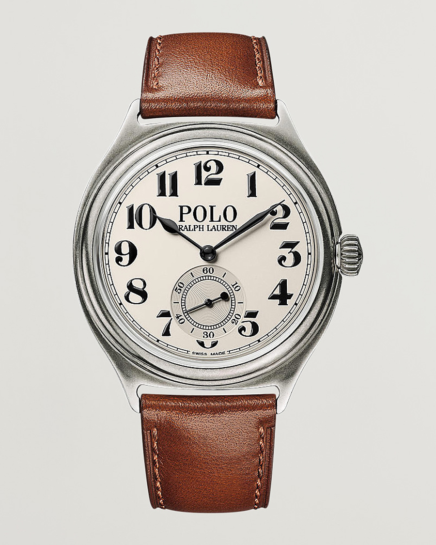 Heren | Polo Ralph Lauren 40mm Mechanical Vintage 67 White Dial | Polo Ralph Lauren | 40mm Mechanical Vintage 67 White Dial