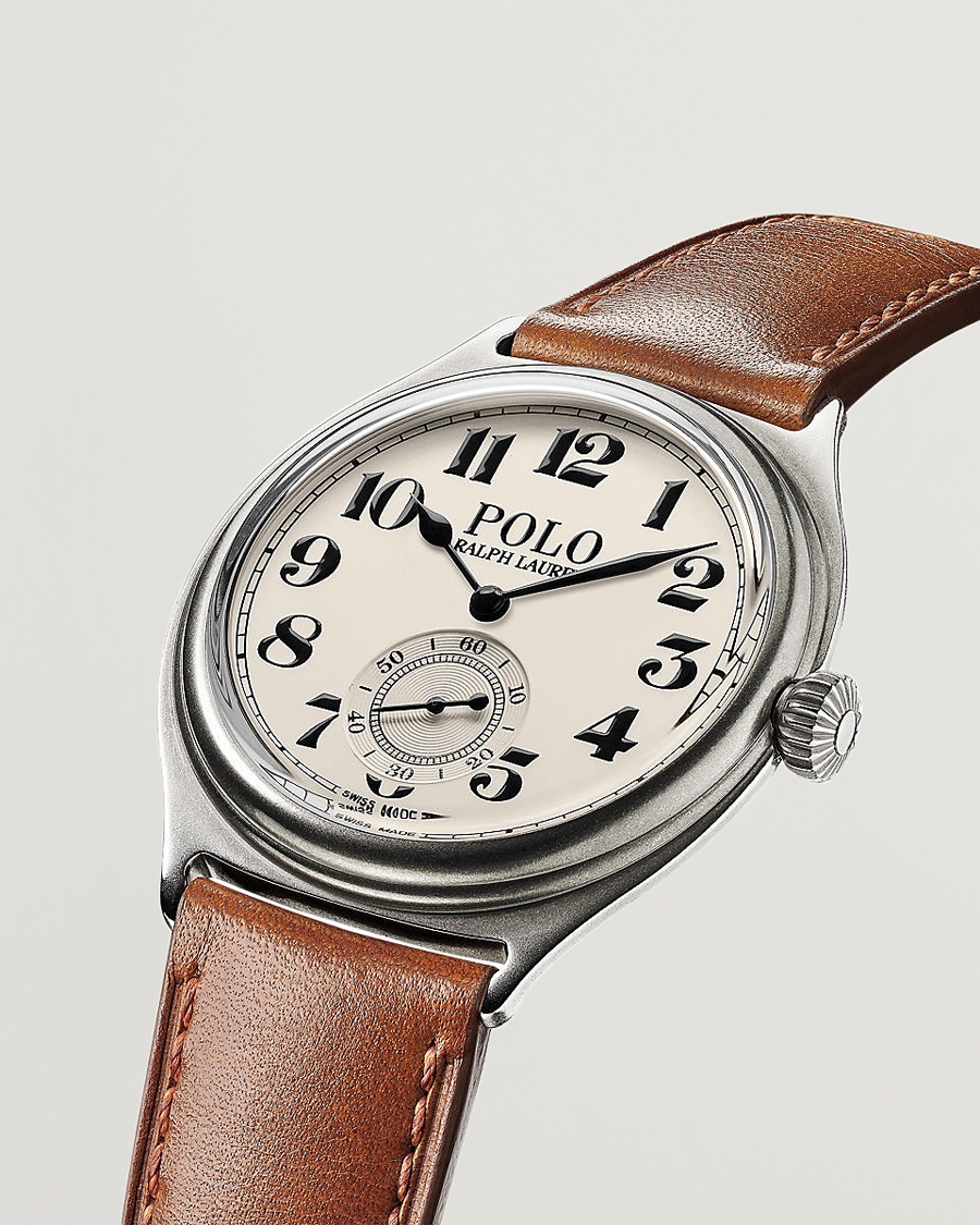 Heren | Polo Ralph Lauren 40mm Mechanical Vintage 67 White Dial | Polo Ralph Lauren | 40mm Mechanical Vintage 67 White Dial
