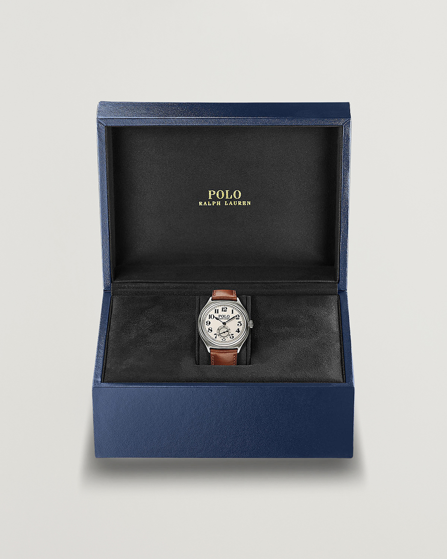 Heren | Polo Ralph Lauren 40mm Mechanical Vintage 67 White Dial | Polo Ralph Lauren | 40mm Mechanical Vintage 67 White Dial