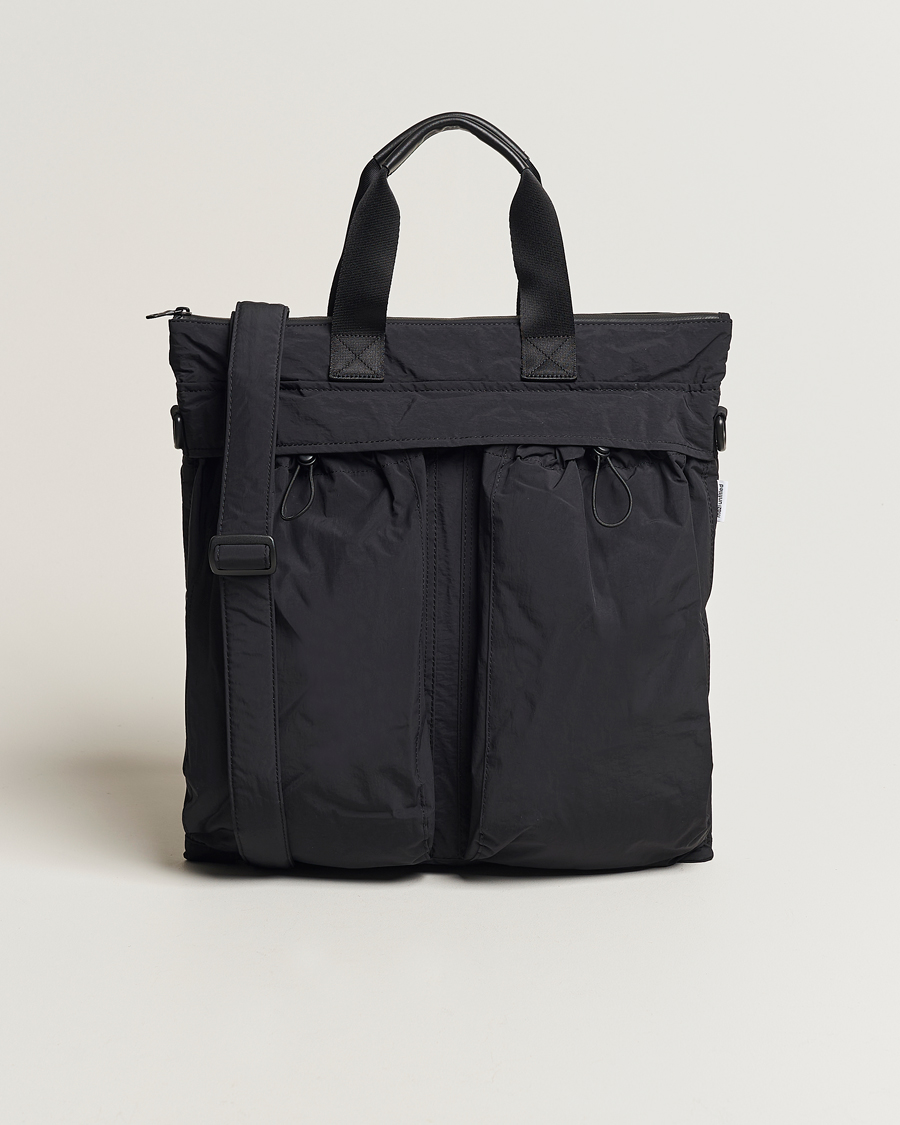 Heren | Tassen | mazi untitled | Helmet Bag 02 Nylon Tote Black