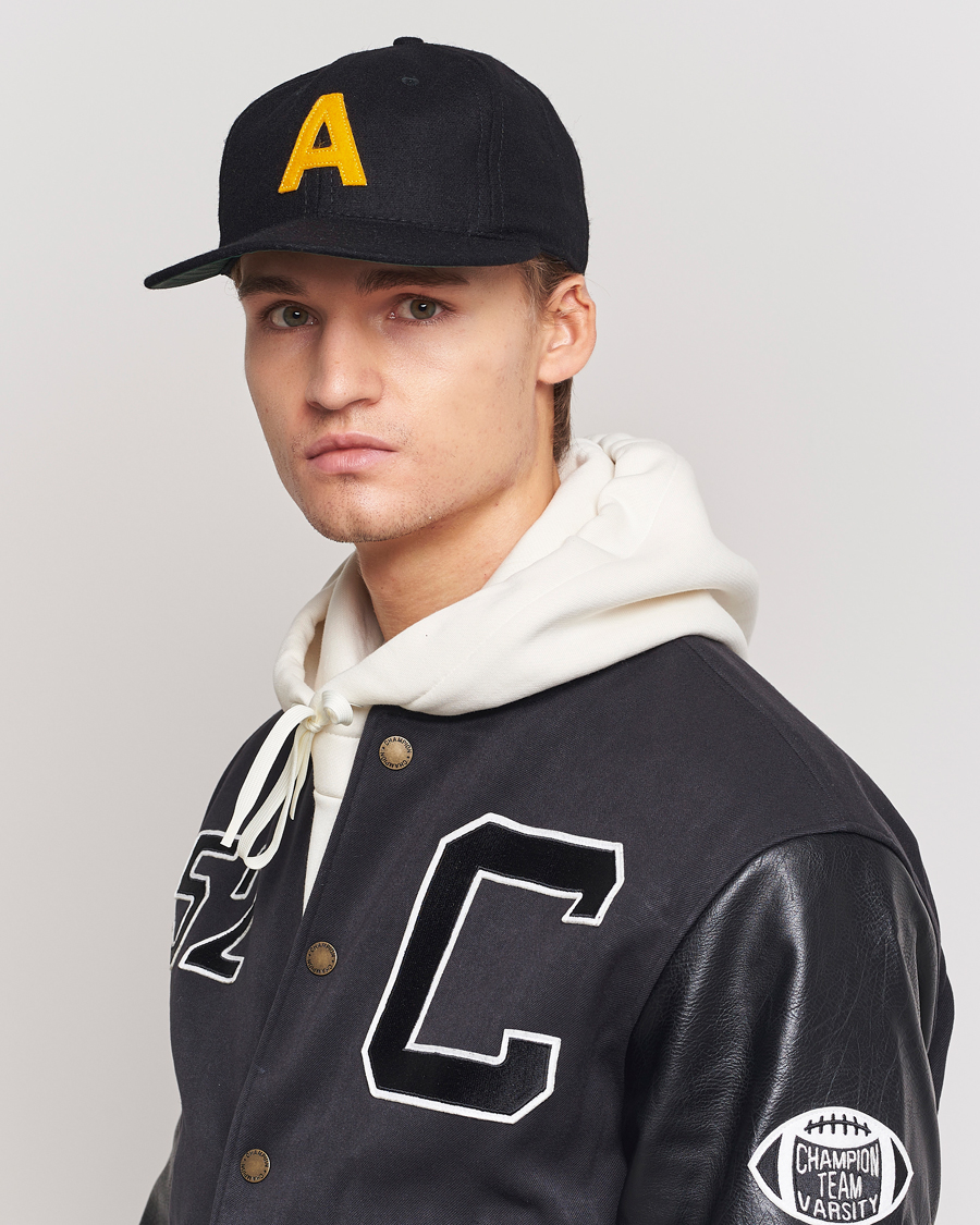 Heren | Ebbets Field Flannels Made in USA Army 1957 Vintage Ballcap Black | Ebbets Field Flannels | Made in USA Army 1957 Vintage Ballcap Black