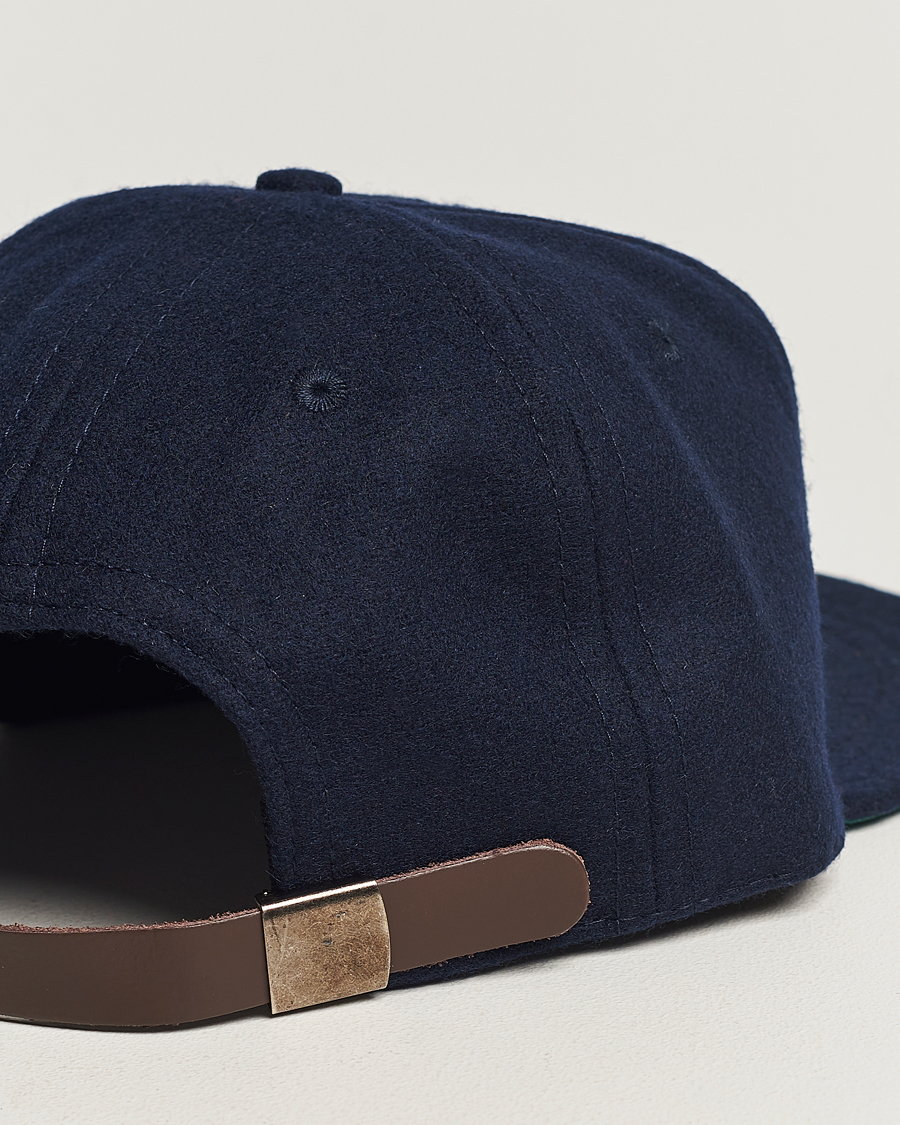 Heren | Ebbets Field Flannels Made in USA Wool Vintage Cap Navy | Ebbets Field Flannels | Made in USA Wool Vintage Cap Navy