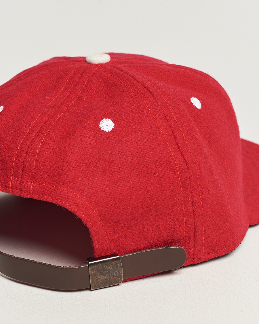 Heren | Ebbets Field Flannels Made in USA Seattle Rainiers 1955 Vintage Ballcap Red | Ebbets Field Flannels | Made in USA Seattle Rainiers 1955 Vintage Ballcap Red