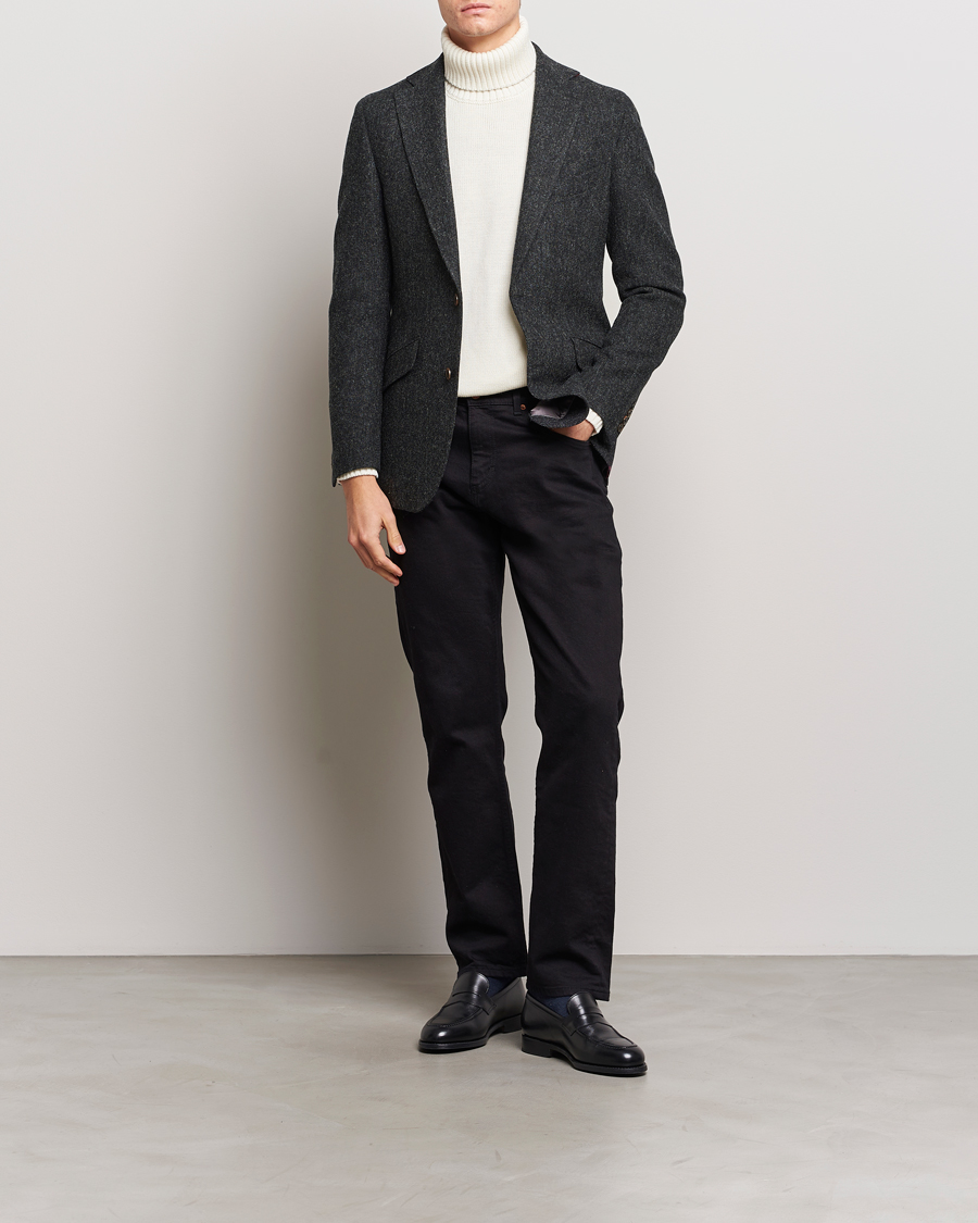 Heren | Blazers | Walker Slater | Edward Wool Donegal Blazer Charcoal
