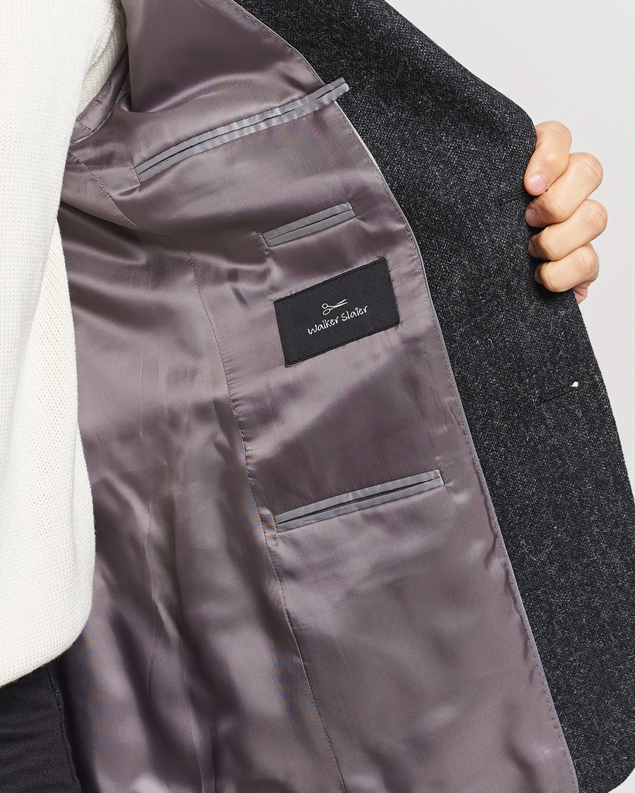 Heren | Blazers | Walker Slater | Edward Wool Donegal Blazer Charcoal