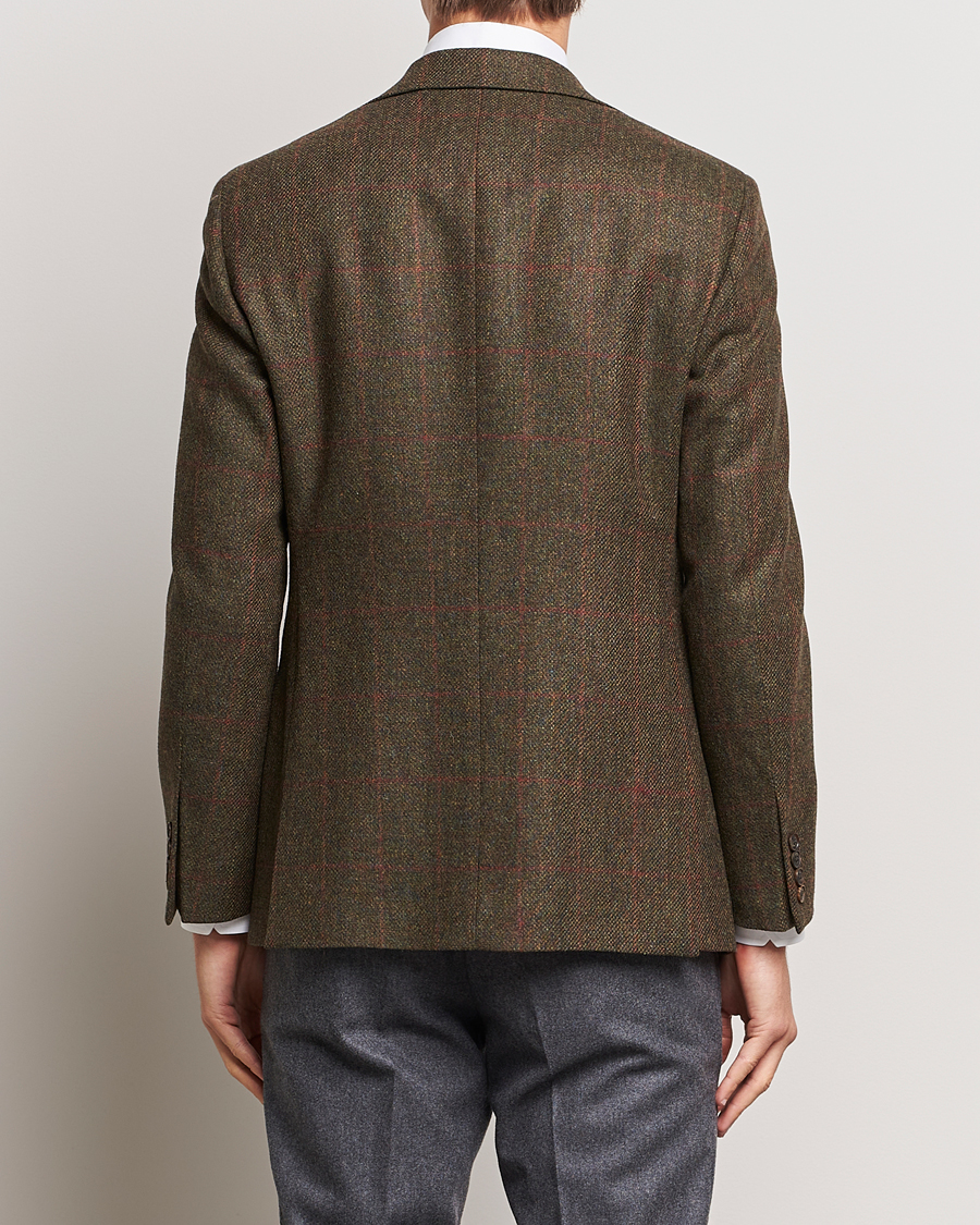 Heren | Blazers | Walker Slater | Edward Lambswool Windowpane Blazer Green