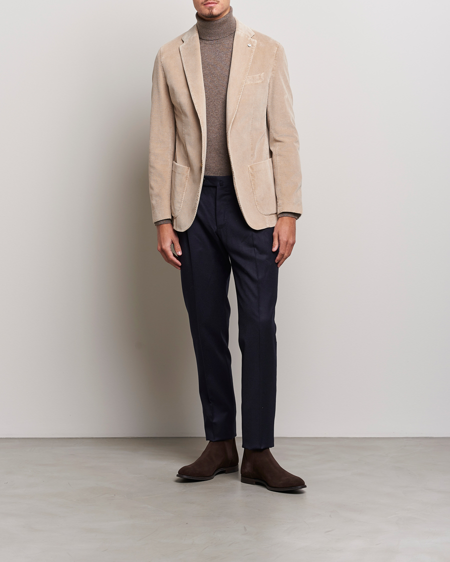 Heren | Blazers | L.B.M. 1911 | Jack Corduroy Blazer Beige