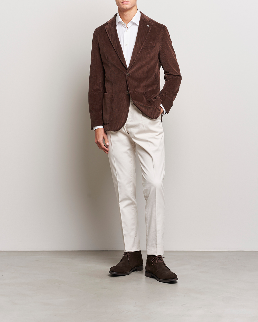 Heren | Blazers | L.B.M. 1911 | Jack Corduroy Blazer Brown