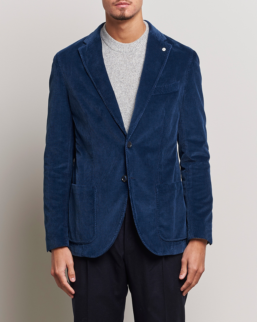Heren | Blazers | L.B.M. 1911 | Jack Corduroy Blazer Navy
